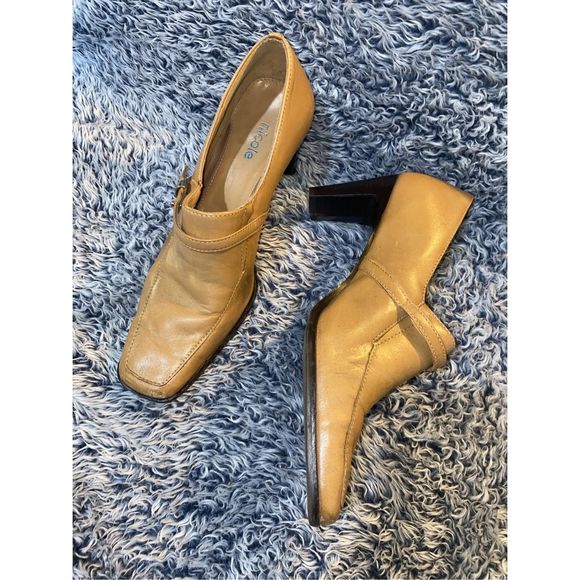 Nicole Sydney Leather Ankle Boots C308, Size 6, MSRP $135 - Picture 1 of 10
